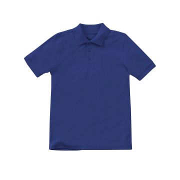 Classroom Uniforms CR832X Unisex Adult Short Sleeve Pique Polo - Royal