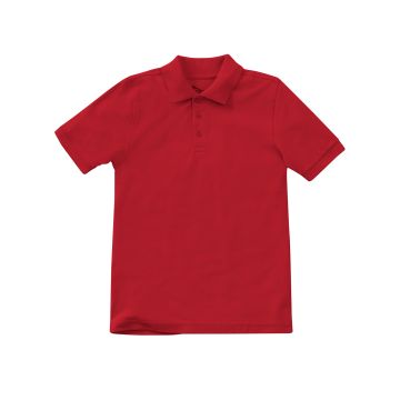 Classroom Uniforms CR832Y Unisex Youth Short Sleeve Pique Polo - Red