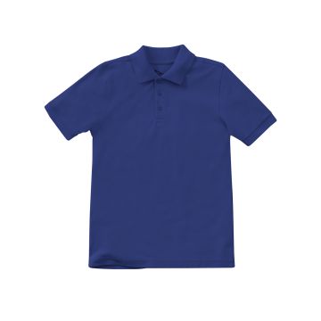 Classroom Uniforms CR832Y Unisex Youth Short Sleeve Pique Polo - Royal