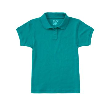 Classroom Uniforms CR858Y Girls' Short Sleeve Fitted Interlock Polo