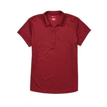 Classroom Uniforms CR864X Junior Girls' Moisture Wicking Polo - Red