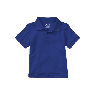 Classroom Uniforms CR891D Preschool Short Sleeve Interlock Polo - Royal