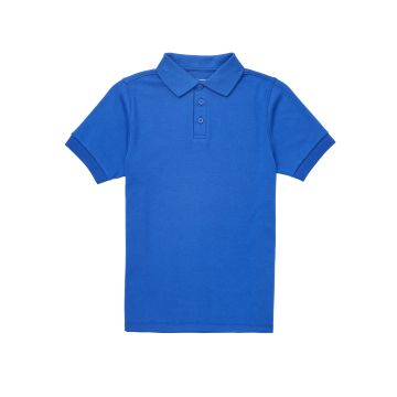 Classroom Uniforms CR891Y Youth Short Sleeve Interlock Polo - Royal
