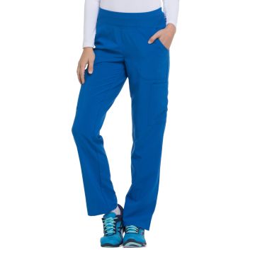 Dickies Medical DK005 Women's Natural Rise Tapered Leg Pull-On Pant - Royal