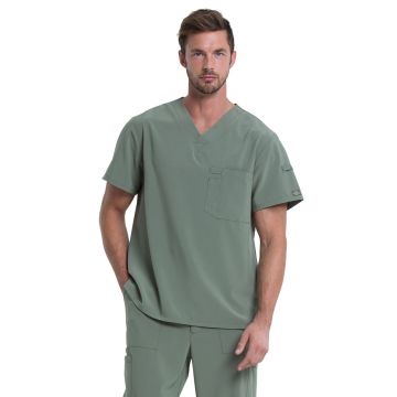 Dickies Medical DK635 Men's 1-Pocket Tuckable V-Neck Top