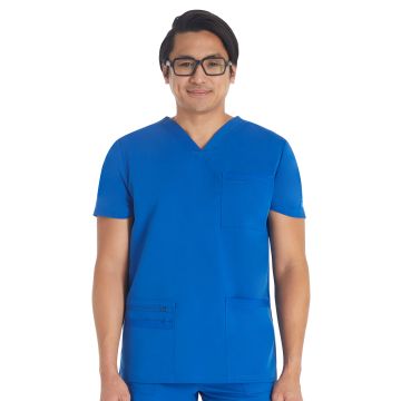 Dickies Medical DK672 Men's 4-Pocket V-Neck Top
