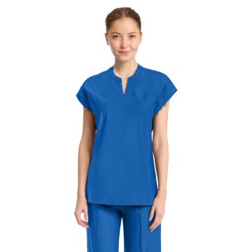 Infinity IN811A Women's 2-Pocket Henley Top