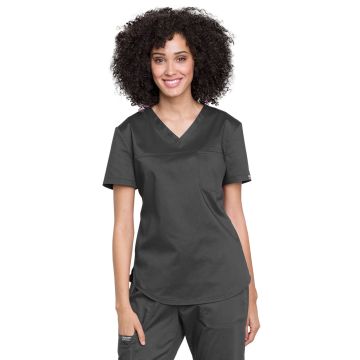 Cherokee WW657 Women's 1-Pocket Tuckable V-Neck O.R. Top