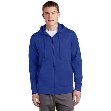 Sport-Tek &  Sport-Wick &  Fleece Full-Zip Hooded Jacket.  ST238