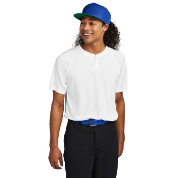 Sport-Tek ST359 Sport-Tek &#174;  PosiCharge &#174;  Competitor &#153;  2-Button Henley ST359 - White