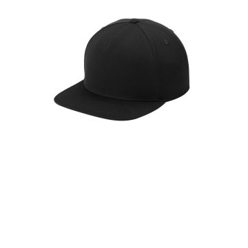 Sport-Tek STC55 Sport-Tek &#174;  Yupoong &#174;  Premium 5-Panel Snapback Cap STC55 - Black