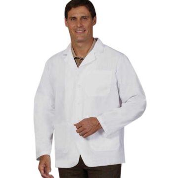 Fashion Seal 175 Men's Three-Pocket 30" Consultation Lab Coat