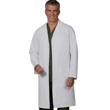 Fashion Seal 3492 Unisex Three-Pocket 41" Full-Length Lab Coat