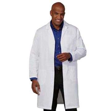 Fashion Seal 482 Men's Three-Pocket 41" Knee-Length Lab Coat