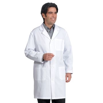 Fashion Seal 499 Men's Three-Pocket 39" Staff-Length Lab Coat