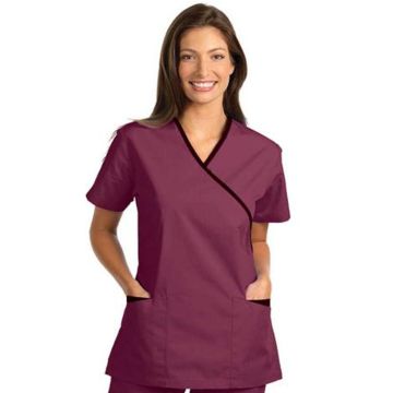 Fashion Seal 7001 Women's Crossover Tunic Top