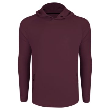 Swannies Golf SWC100 Unisex Camden Hooded Pullover - MAROON