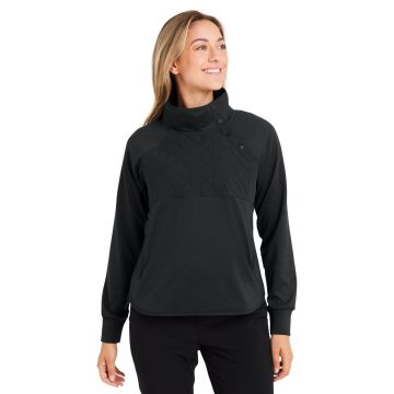 Swannies Golf SWE400L Ladies' Ellis Pullover - BLACK