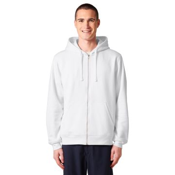 Stanley/Stella Unisex Mixer Full-Zip Hooded Sweatshirt SXU011 - White