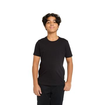 Threadfast Apparel T1000B Youth Epic Cotton T-Shirt - BLACK
