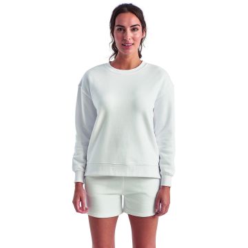 TriDri TD600 Ladies' Billie Side-Zip Sweatshirt - WHITE