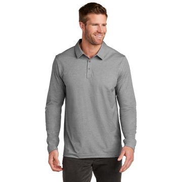 TravisMathew Oceanside Heather Long Sleeve Polo TM1MZ343