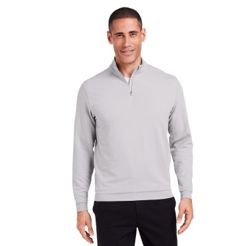 tasc TM616 Mens Cloud French Terry Quarter-Zip - SILVER