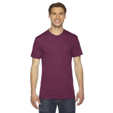 American Apparel TR401US Unisex Triblend USA Made Short-Sleeve Track T-Shirt