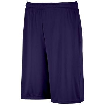 Augusta Sportswear TS7X2M Dri-Power® Essential Performance Shorts With Pockets - PURPLE