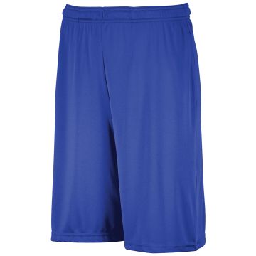 Augusta Sportswear TS7X2B Youth Dri-Power® Essential Performance Shorts With Pockets - ROYAL