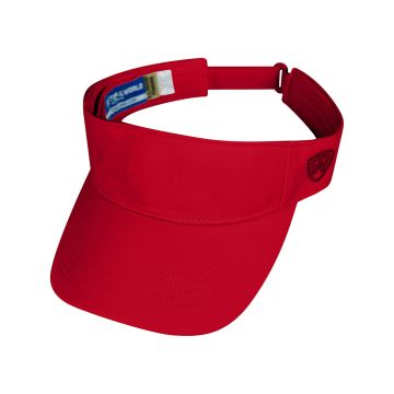 J America TW5514 Adult Hawkeye Visor - RED