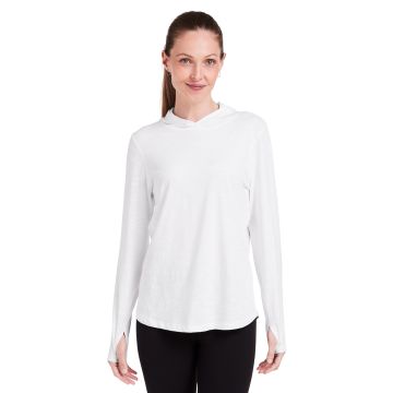 tasc TW850S Ladies' Recess Hooded Pullover - WHITE