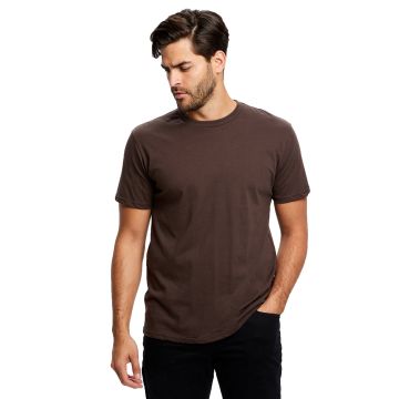 US Blanks US2000 Men's Made in USA Short Sleeve Crew T-Shirt - BROWN