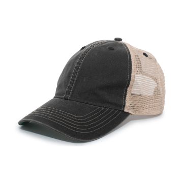 Augusta Sportswear V37 Vintage &quot;Dirty&quot; Trucker Snapback Cap