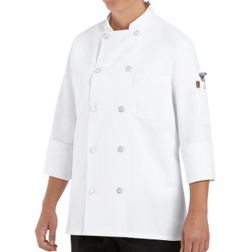 Red Kap 0401 Women's Ten Pearl Button 28.5" Chef Coat