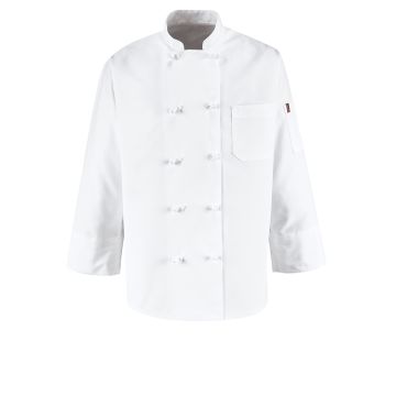 Red Kap 0421 Unisex Eight Knot Button 30" Chef Coat