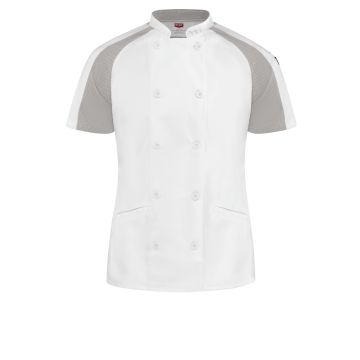 Red Kap 051W Women's Airflow Raglan Chef Coat with OilBlok