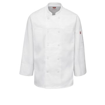 Red Kap 054M Men's Deluxe Airflow Chef Coat