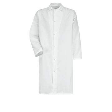 Red Kap 4006 Unisex Gripper-Front Pocketless 44.75" Butcher Frock