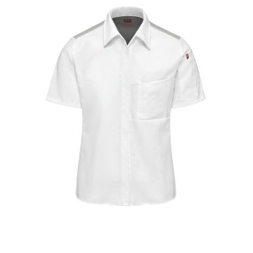 Red Kap 501W Women's Airflow Cook Shirt with OilBlok