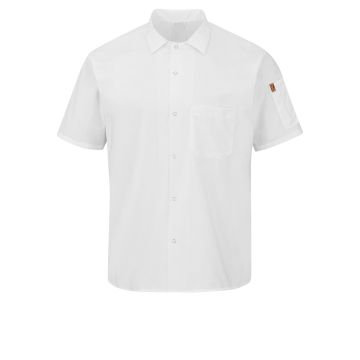 Red Kap 502X Men's Short Sleeve Cook Shirt with OilBlok + MIMIX