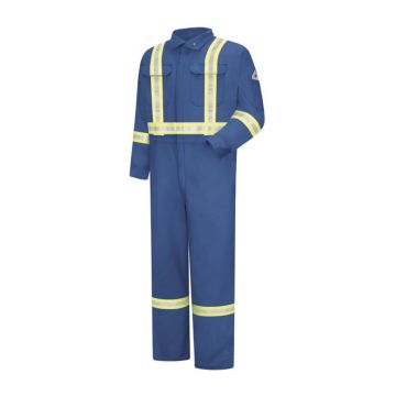 Bulwark CMBC Men's Lightweight Excel Flame-Resistant Reflective Premium Coverall