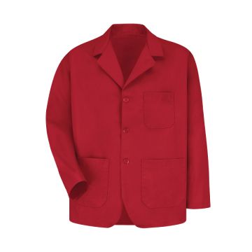 Red Kap KP10 Men's Three-Pocket 30" Lapel Counter Coat