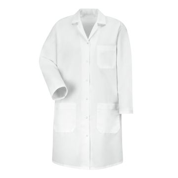 Red Kap KP15 Women's Three-Pocket Gripper-Front 38.25" Full-Length Lab Coat