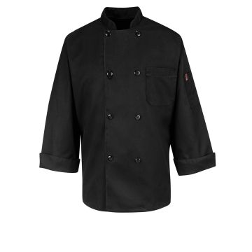 Red Kap KT76 Unisex Eight Pearl Button 30" Chef Coat