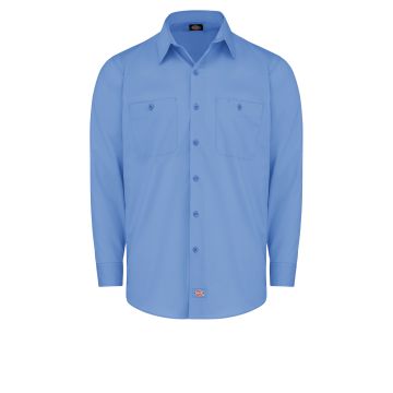 Dickies LL51 Men's Industrial WorkTech Ventilated Long-Sleeve Work Shirt With Cooling Mesh