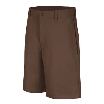 Red Kap PT26 Men's Plain Front Shorts - Brown