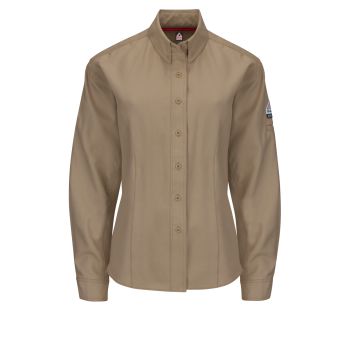 Bulwark QS41 Women's Long Sleeve Iq Endurance Grey Shirt