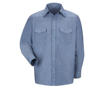 Red Kap SC14 Men's Long Sleeve Deluxe Western Style Shirt