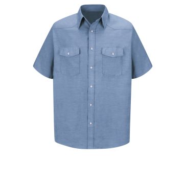 Red Kap SC24 Men's Short Sleeve Deluxe Western Style Shirt